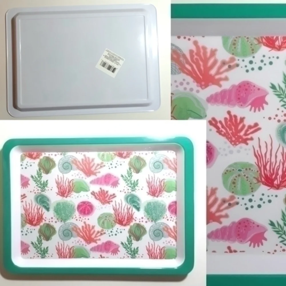Coral Sea Creature Design/Seafood Melamine…